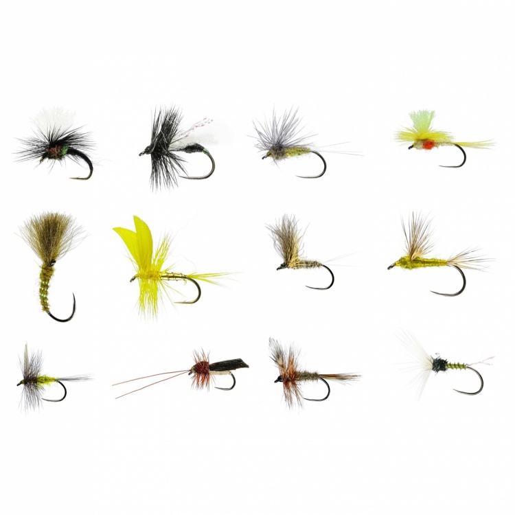 Caledonia Flies Barbless May River Dry Collection Fishing Fly Assortment